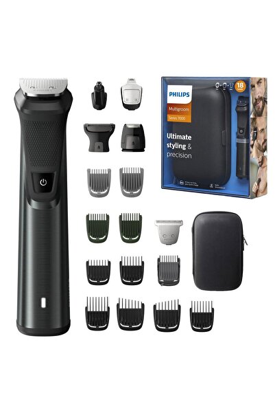 Philips Multigroom Series 7000 18'i 1 arada, DualCut teknolojisine sahip yüz,...