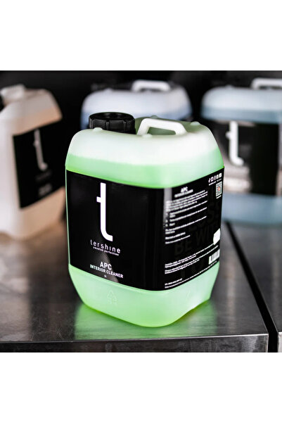 Tershine APC soluție universală plant-based pentru interior auto - plastic, textile, piele și Alcantara, parfum măr verde, 5 L, Suedia