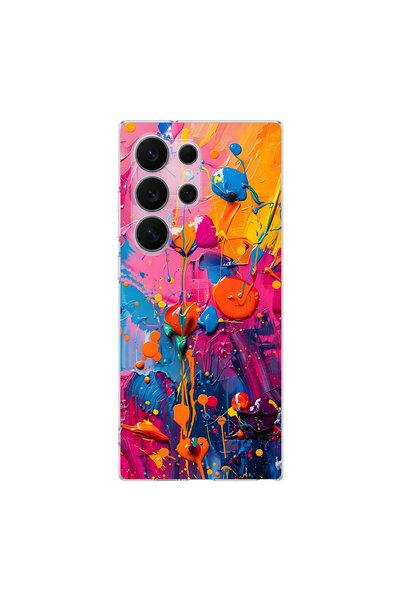 PPKin Samsung Galaxy S26 Ultra Compatible Graffiti 3 Design Transparent Case