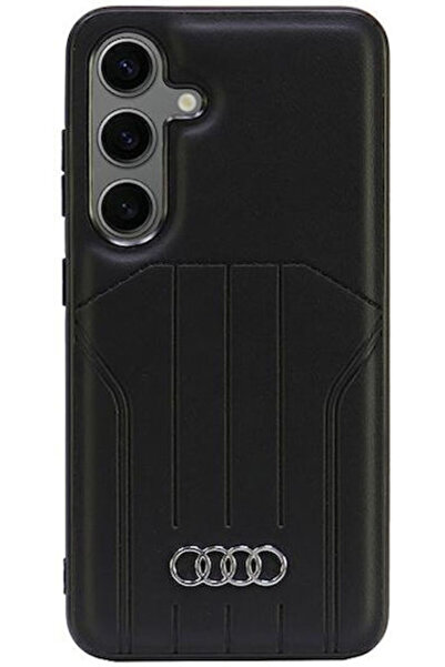 Audi Θήκη Πλάτης Συνθετικό Δέρμα / Δέρμα / Πλαστικό Μαύρο (Galaxy S24) Κωδικό...