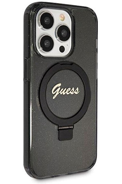 Guess Πλαστικό Μαύρο Πίσω Κάλυμμα (iPhone 14 Pro) Κωδικός: GUHMP14LHRSGSK
