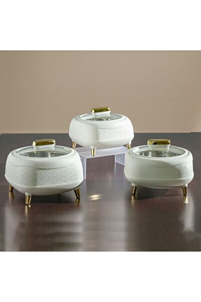 Jaypee Kingston Klass Casserole Set 3Pc 1500ml 2000ml 2500ml Hot Pot