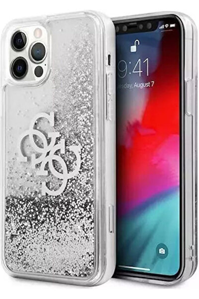 Guess Πίσω Κάλυμμα Πλαστικό Γκρι (iPhone 12 Pro Max) Κωδικός: GUHCP12LLG4GSI