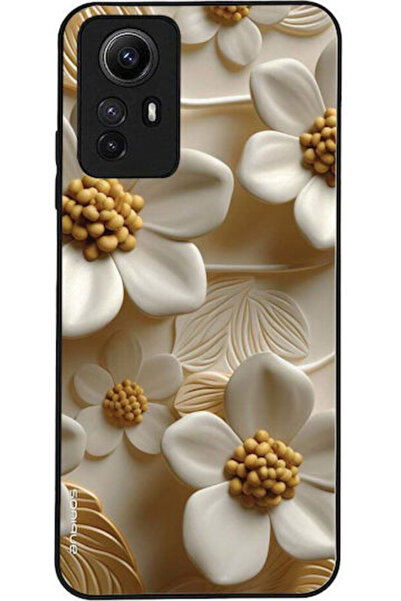 Other Θήκη Sonique Σειράς 3D Λουλουδιών για Xiaomi Redmi Note 12s Λευκή