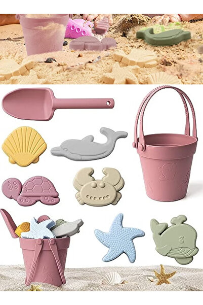 TAPIT Silicone Sand Toys for Baby with Portable Beach Bag - Kids Beach Set wi...