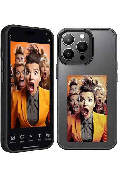 Techsuit Πίσω Κάλυμμα Σιλικόνης Μαύρο (iPhone 15 Pro)