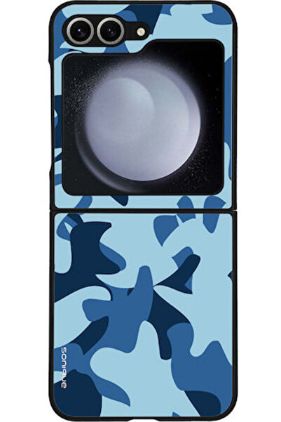 Other Θήκη Sonique Σειρά Στρατιωτικού Καμουφλάζ για Samsung Galaxy Z Flip 6 Μπλε