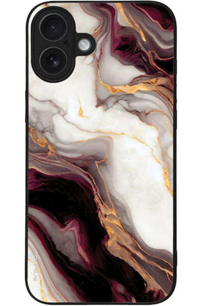 Other Θήκη Σειράς Sonique Marble για Apple iPhone 16 Plus Μπορντό