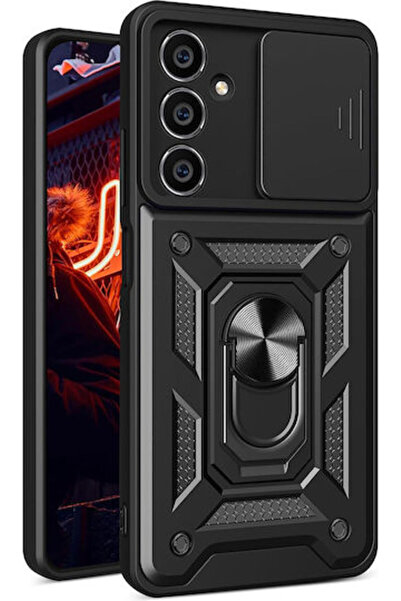 Techsuit Camshield Πίσω Κάλυμμα Πλαστικό / Σιλικόνης Μαύρο (Galaxy S23 FE) Κω...