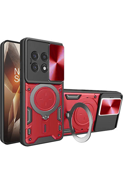 Techsuit Camguard Pro Πίσω Κάλυμμα Σιλικόνης Κόκκινο (OnePlus 13R)