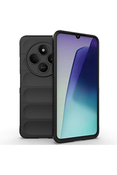 Techsuit Μαγική Πίσω Θήκη Σιλικόνης Μαύρη (Xiaomi Redmi 14C)