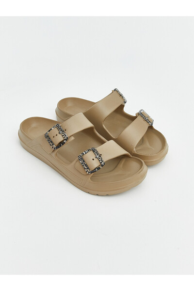LC Waikiki Beige Double-Strapped Women's Slippers from Güli̇sgi̇yi̇m