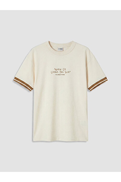 LC Waikiki Esvab • Modern & Distinctive Zero Roba Collar Printed Boys' T-Shirt
