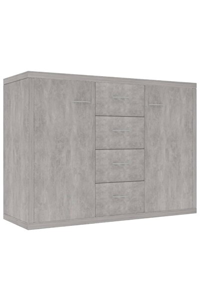 vidaxl Dulap, gri beton, 88x30x65 cm, lemn prelucrat