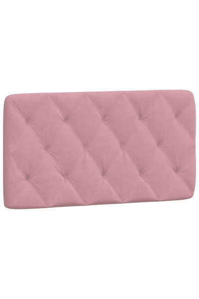 vidaxl Pernă tăblie de pat, roz, 100 cm, catifea