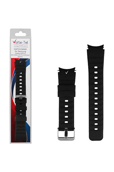 Other Volte-Tel Vt117 Λουράκι Σιλικόνης Μαύρο (Samsung Watch 6/6 Classic)