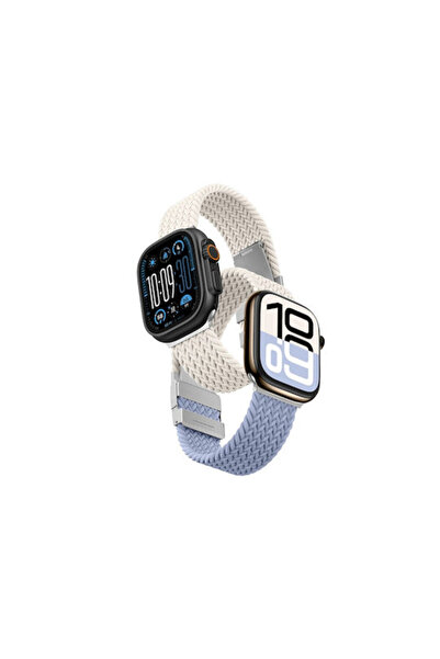 Amazingthing Σετ 2 Λουράκια Blend για Apple Watch 45 46 49mm Διαστημικό Μπλε ...