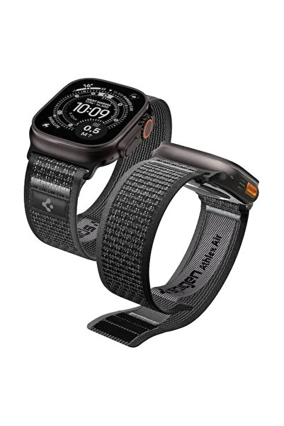 Spigen Υφασμάτινο Μαύρο Λουράκι (Apple Watch 49mm/46mm/45mm/44mm)