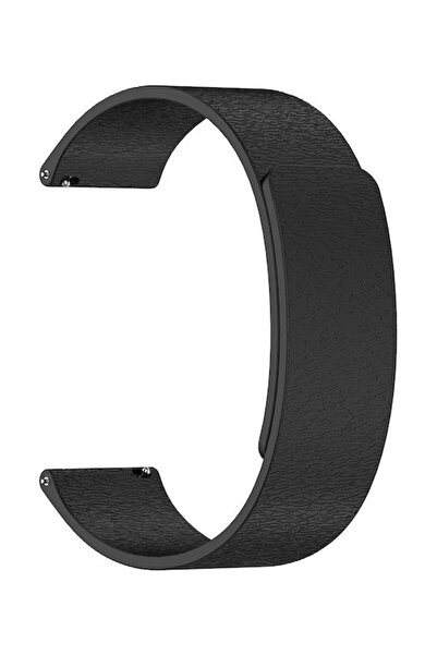 Techsuit Λουράκι Σιλικόνης Μαύρο για Samsung Galaxy Watch4/5/Active 2 Huawei ...