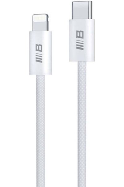 OEM Blueo Πλεγμένο Καλώδιο USB-C σε Lightning 60W Λευκό 1.2μ