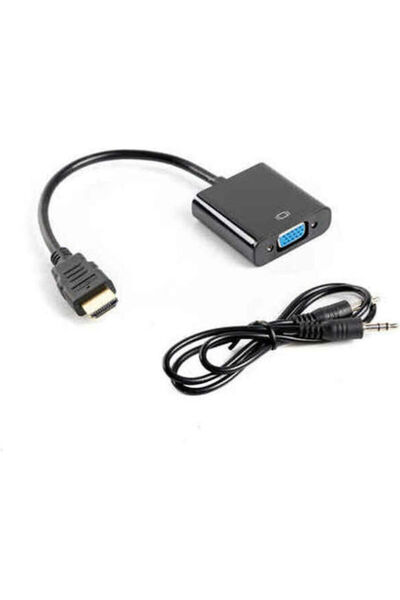 Lanberg Μετατροπέας HDMI αρσενικό σε VGA θηλυκό 1 τεμάχιο AD-0017-BK
