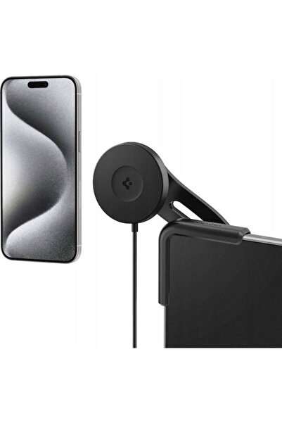 Spigen Tesla Taplock Magsafe Βάση Αυτοκινήτου με Φορτιστή και Μαγνήτη, για Ασ...