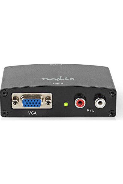 Nedis Μετατροπέας RCA / VGA θηλυκό σε HDMI θηλυκό Γκρι 1 τεμάχιο VCON3454AT