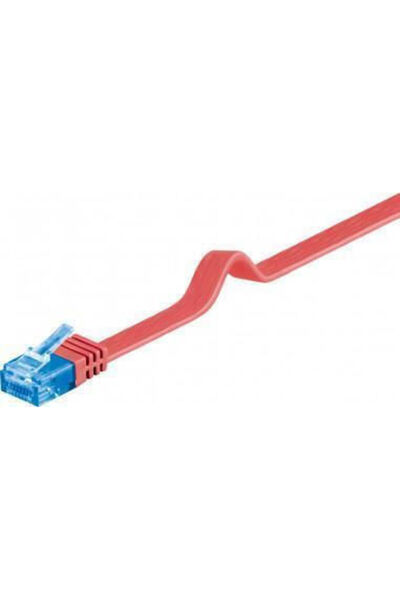 goobay Καλώδιο Ethernet U/UTP Cat.6a 3μ Κόκκινο Κωδικός: 96333