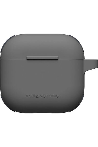 Amazingthing Θήκη Omni Σιλικόνης σε Μαύρο χρώμα για Apple AirPods 4