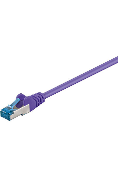 goobay Καλώδιο Ethernet S/FTP Cat.6a Gigabit 2μ Μωβ Κωδικός: 93748
