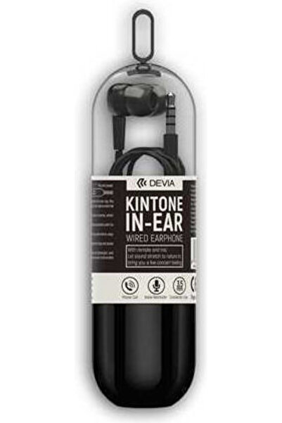 OEM Devia Kintone V2 Ενδοωτικά Handsfree με βύσμα 3.5mm Μαύρο
