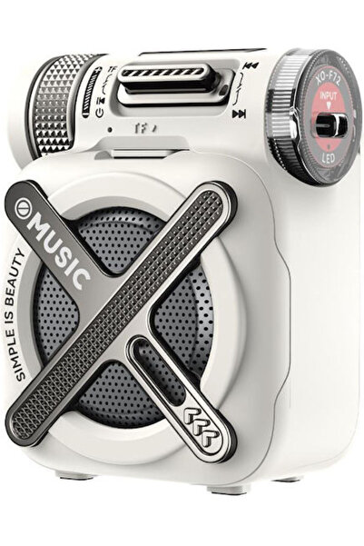 Xo F72 Mecha Ηχείο Bluetooth 5W με αυτονομία μπαταρίας έως 12 ώρες Λευκό