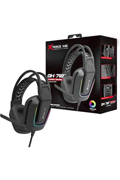 XTRIKE ME GH-712 Ακουστικά Gaming Υπεραυτικά με συνδεσιμότητα 3.5mm και USB γ...