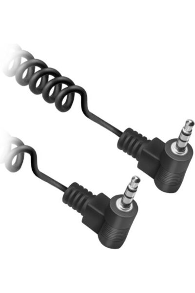 SBS Καλώδιο Jack 3.5mm Αρσενικό - Αρσενικό 3.5mm Μαύρο 0.75μ με επιχρυσωμένα ...