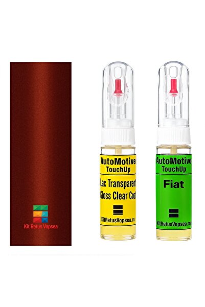 YLKRS AUTOMOTIVE Kit retus vopsea touch-up Fiat Marea FI109:96 (Rosso Cordoba...