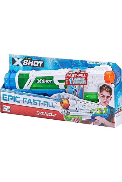 Zuru مسدس ماء X-Shot سريع التعبئة، مسدس ماء للعب في الهواء الطلق للأطفال والم...