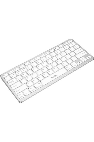 hoco. Hoco GM32 Ασύρματο πληκτρολόγιο Bluetooth Μόνο Αγγλικό US Λευκό