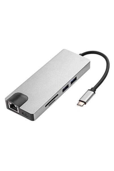 ATC Σταθμός σύνδεσης USB-C με 4K και Ethernet, Γκρι (06.005.0085)