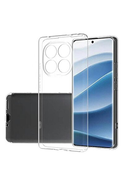 Zebana Xiaomi Redmi Note 15 Pro 5G Uyumlu Kılıf Şeffaf Soft Silikon Kılıf Şeffaf