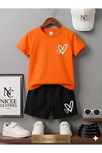 NC Nicee Clothes TRIUNGRĂ ȘI PANTALONI SCURȚI DE VARĂ PENTRU COPII UNISEX (AL...