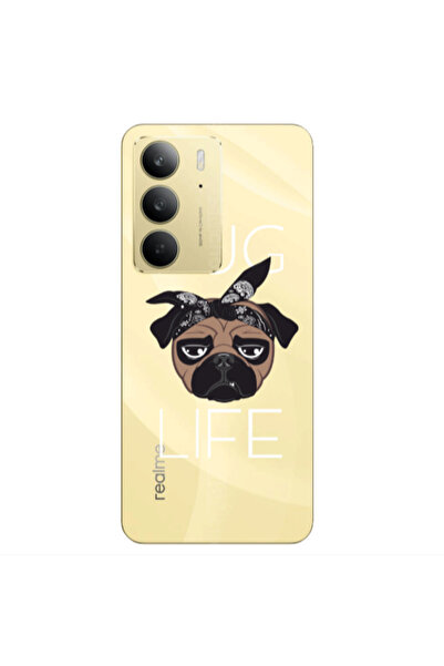 Other Realme C 75 Pug Life Transparent Silicone TPU Θήκη