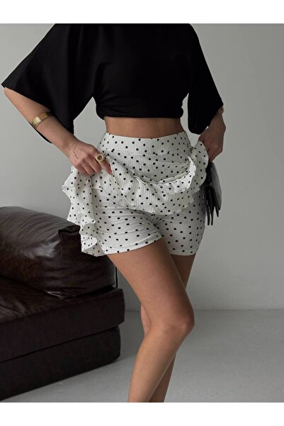 S&A Collectionn Mini Flared Skirt with Layered Shorts