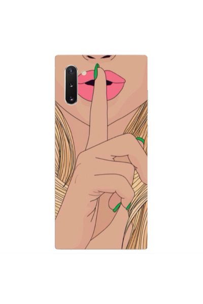 Other Samsung Note 10 Plus Shut up Transparent Silicone TPU Θήκη