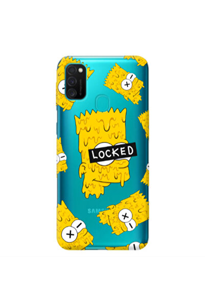Other Samsung M21 Bart Simpson Transparent Silicone TPU Θήκη