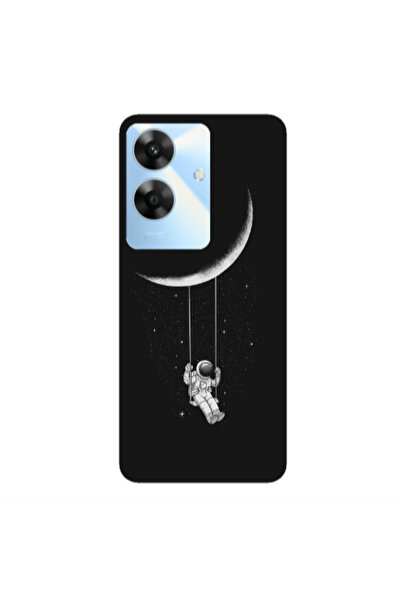 Other Realme Note 60 Swing on the moon Transparent Silicone TPU Θήκη