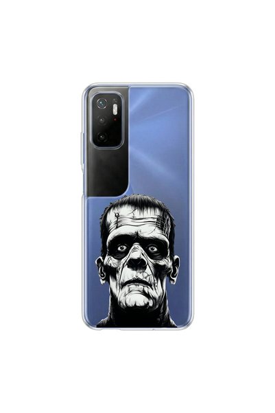 PPKin Poco M3 Pro Compatible Horror 6 Design Transparent Case
