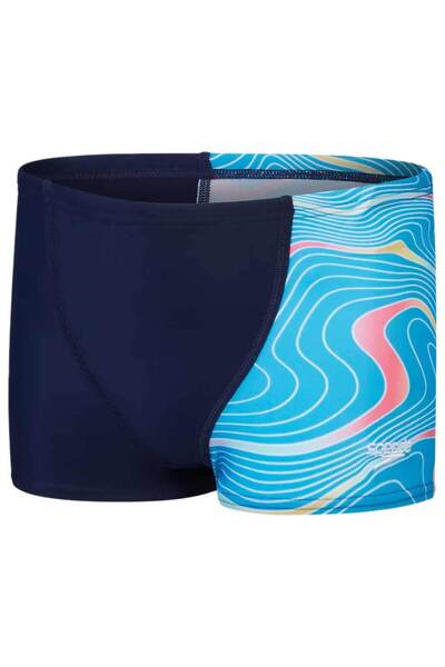 SPEEDO Costum de baie pentru copii, digital, cu imprimeu integral, croială în...
