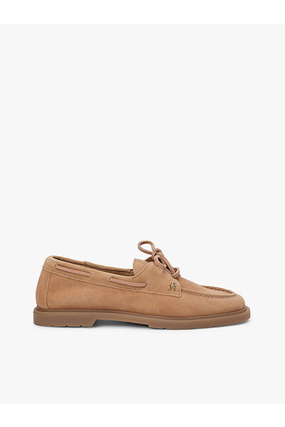 Tommy Hilfiger kadın light suede loafer
