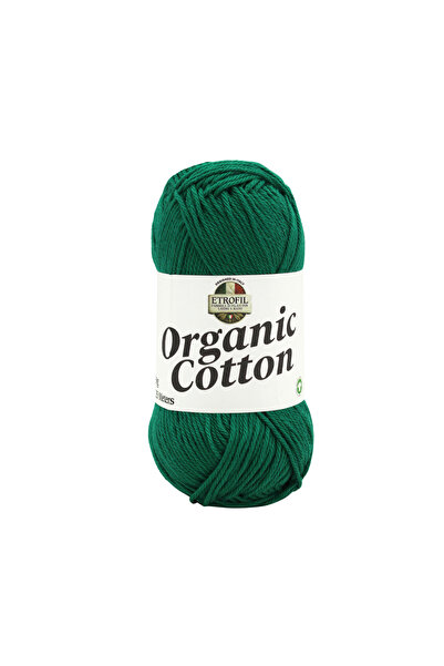 Etrofil Organic Cotton Knitting Yarn Vibrant Green 100% Organic Cotton 50g 12...