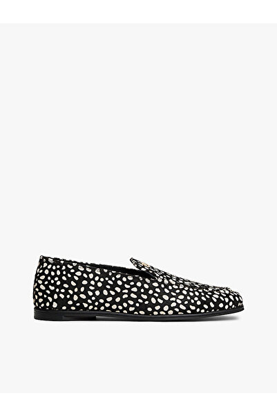 Tommy Hilfiger kadın th poney hair loafer